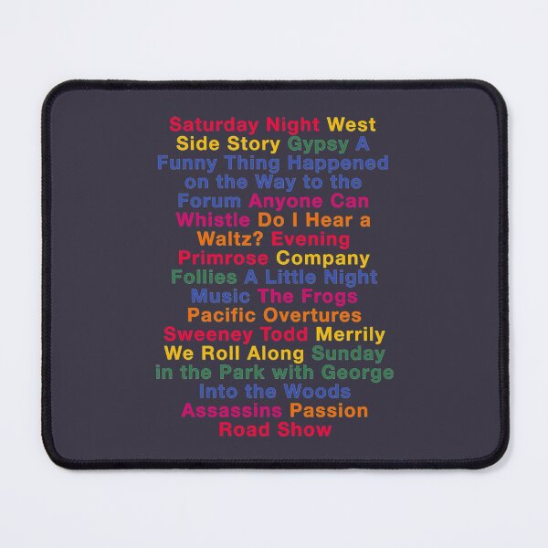 Item preview, Should Know About Stephen Sondheim Musicals Black Who Loves Music designed and sold by VoltGBdesign.