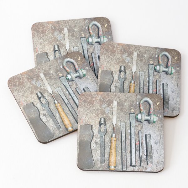 Item preview, Old tools on the table designed and sold by MaxManN1.