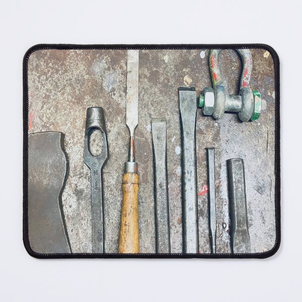 Item preview, Old tools on the table designed and sold by MaxManN1.