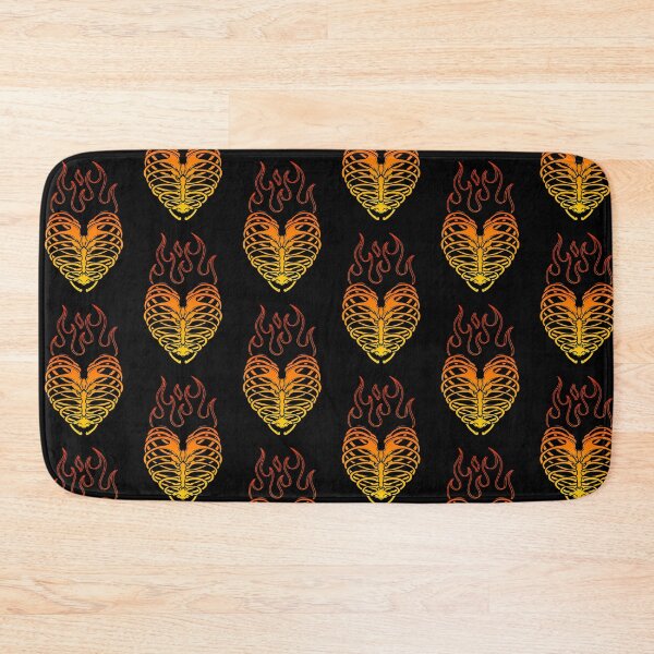 Item preview, Flaming Skeleton Heart (Fill Sunset) designed and sold by SoulArtLove.