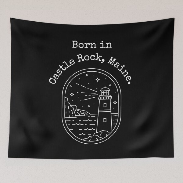 Item preview, Stephen King - Born in Castle Rock Stylized Design designed and sold by NewHumansDesign.