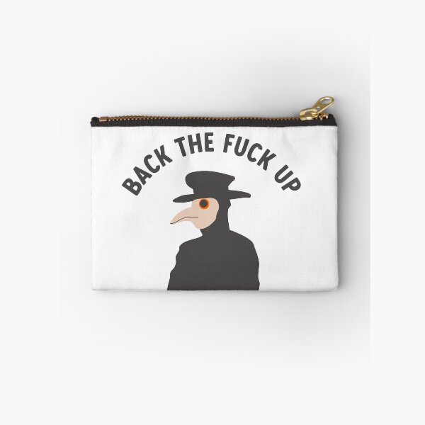 Item preview, back the f*ck up plague doctor designed and sold by goblinbabe.