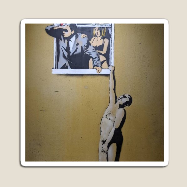 Item preview, Aguanta allí Bansky Bristol Inglaterra Street Art Sale designed and sold by Angees.