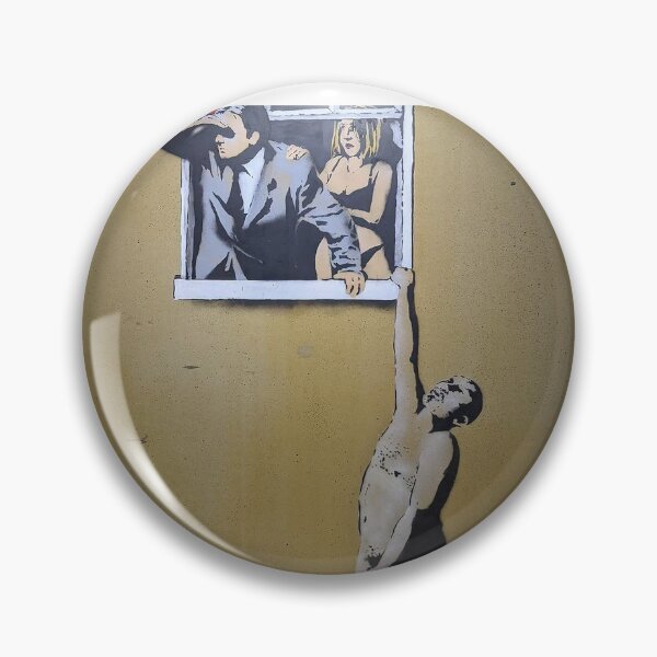 Item preview, Hang In there Bansky Bristol England Street Art Sale designed and sold by Angees.