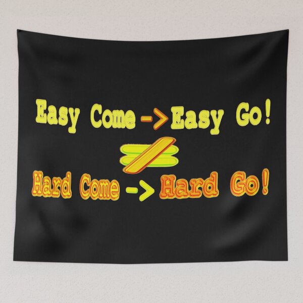 Item preview, Cute Expression Artwork Design "Easy Come Equation". Buy Now designed and sold by Health And Fitness Posts e-Store.