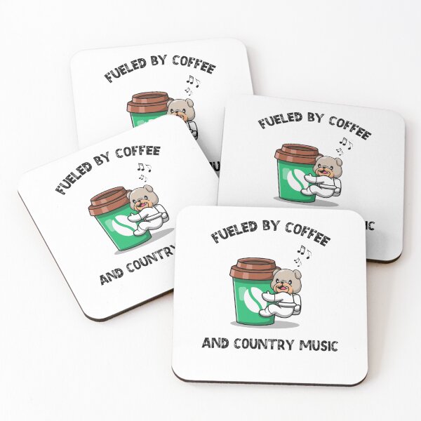 Item preview, Fueled by Coffee And Country Music designed and sold by SparrowLag.