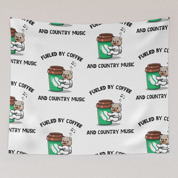 Item preview, Fueled by Coffee And Country Music designed and sold by SparrowLag.