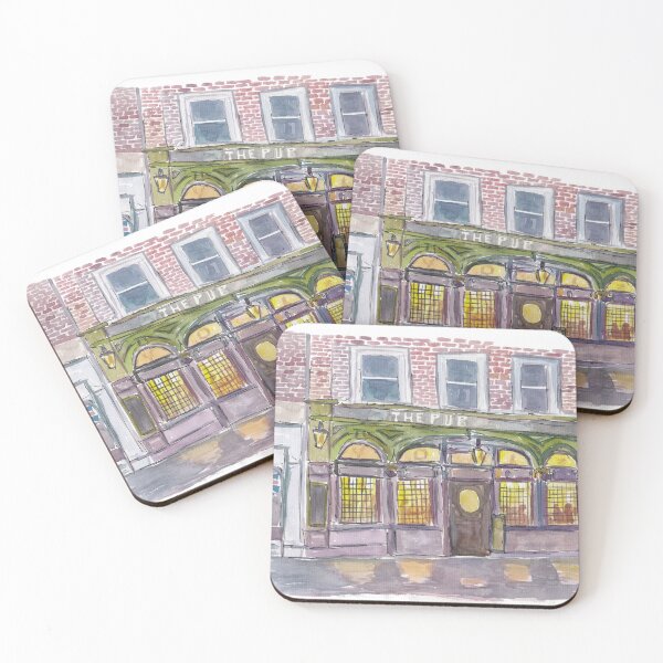 Item preview, Winter Evenings at the Cozy Warm Pub designed and sold by artshop77.