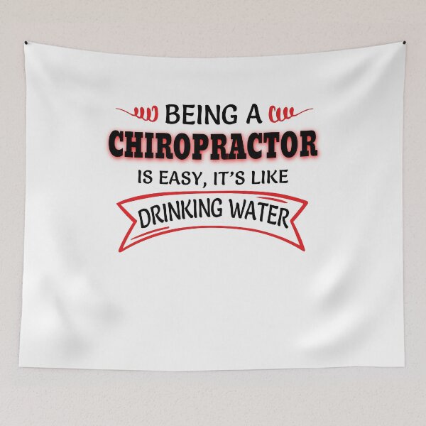 Item preview, Being A Chiropractor Is Easy It's Like Drinking Water designed and sold by Mouadox ★★★★★.