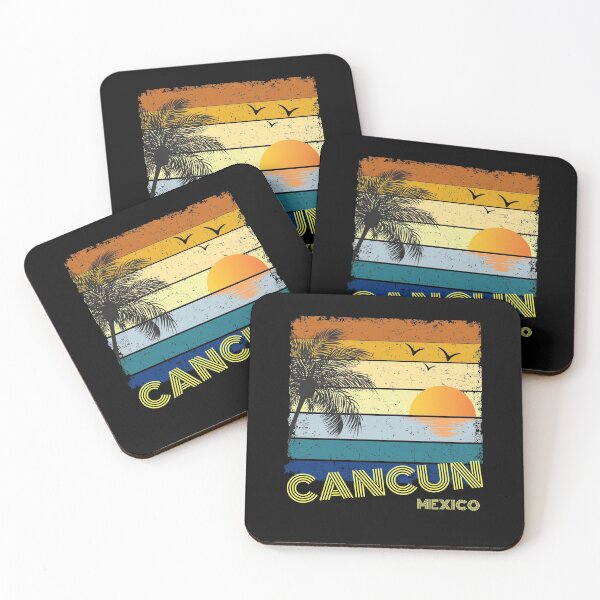 Item preview, Vintage Cancun Sunset, Cancun Mexico Sunset, Cancun, Beach Lifestyle, Ocean Waves,Tropical Vacation designed and sold by Sun Sand & Sea Art.