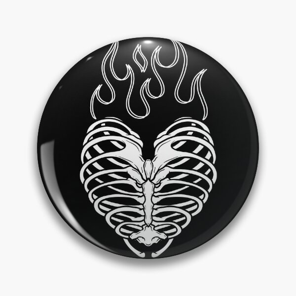 Item preview, Flaming Skeleton Heart (Fill) designed and sold by SoulArtLove.