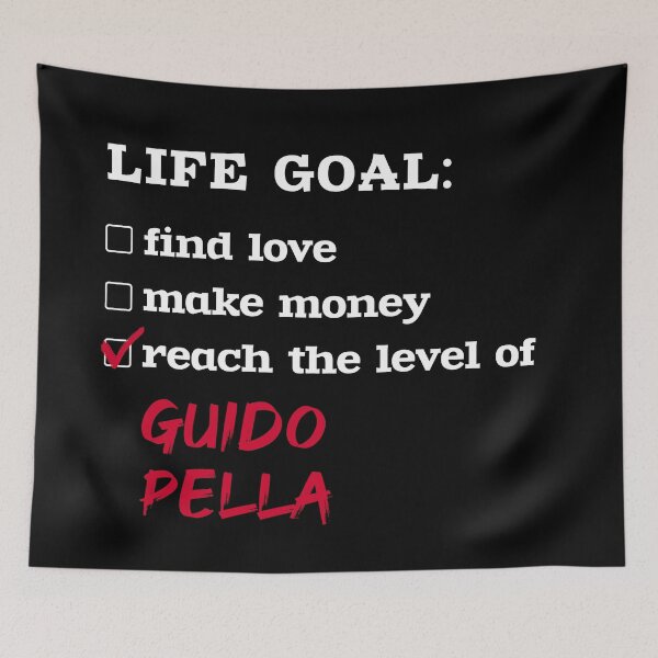 Item preview, Life goal - Guido Pella designed and sold by 2Girls1Shirt.
