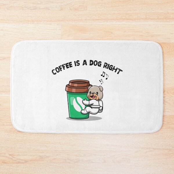 Item preview, Good Coffee is a Dog Right designed and sold by SparrowLag.