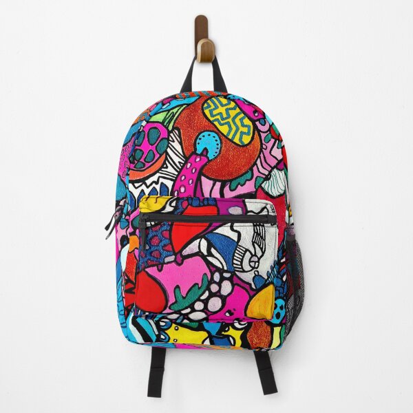 Item preview, 15. ROBOT colorful abstract rainbow doodling crazy pink art designed and sold by Veera Zukova.