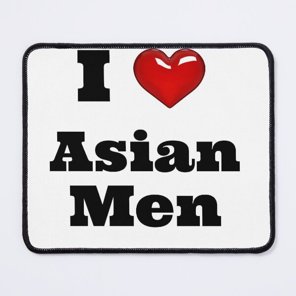 Item preview, I Love Asian Men / Funny & Cute Girlfriend Boyfriend Japanese Chinese Asia Lovers Couple Gift Anime Gay / Birthday Gift Shirt T-Shirt Tee designed and sold by style ahmed.