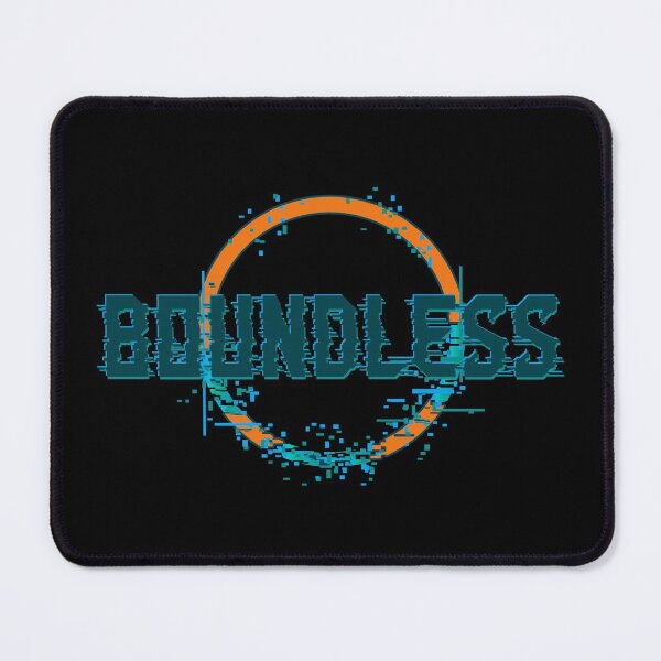 Item preview, Boundless - Blue Orange Glitch designed and sold by Chubuter.