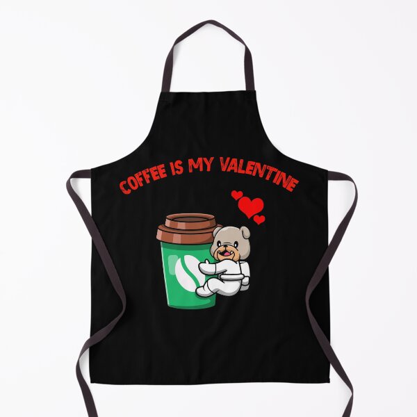 Item preview, Coffee is My Valentine - Cute Bulldog designed and sold by SparrowLag.
