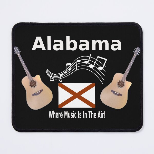 Item preview, Alabama Where Music Is In The Air Acoustic Guitar Shirt designed and sold by GuitarNuts.