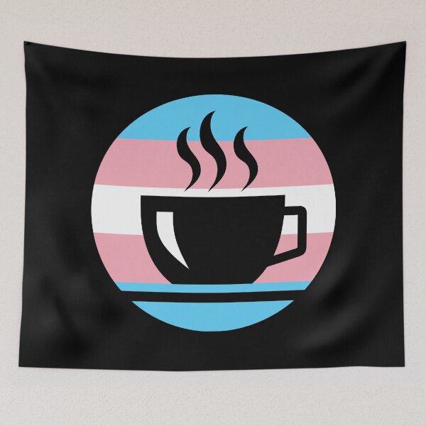 Item preview, Coffee Cup with Trans Pride Flag designed and sold by BojanglerGTX.