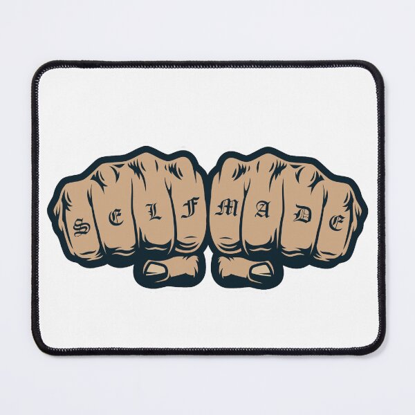 Item preview, Self Made knuckle tattoo designed and sold by WithALittleLuv.