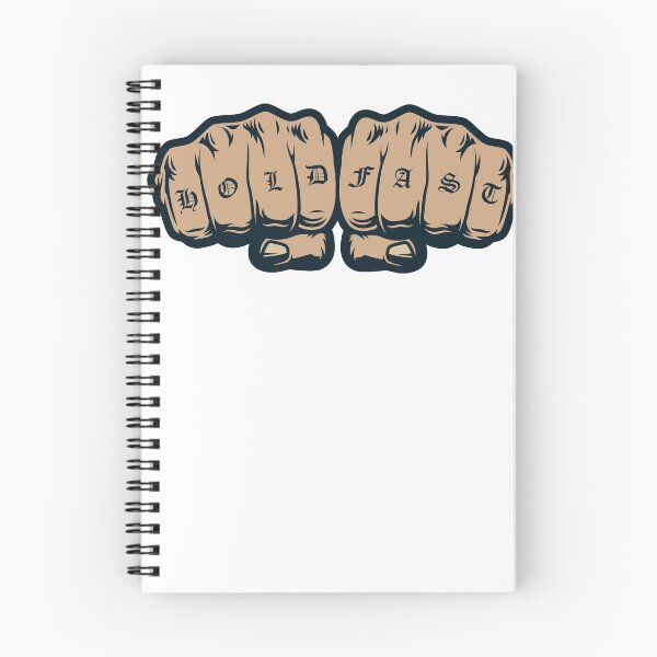 Item preview, Hold Fast Knuckle Tattoo designed and sold by WithALittleLuv.