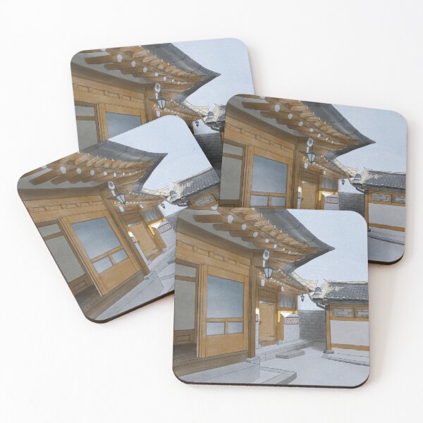 Item preview, Hanok tradicional (casa tradicional coreana en Seúl) designed and sold by viri-dotory.