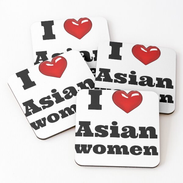 Item preview, I Love Asian women / Funny & Cute Girlfriend Boyfriend Japanese Chinese Asia Lovers Couple Gift Anime Gay / Birthday Gift Shirt T-Shirt Tee designed and sold by style ahmed.