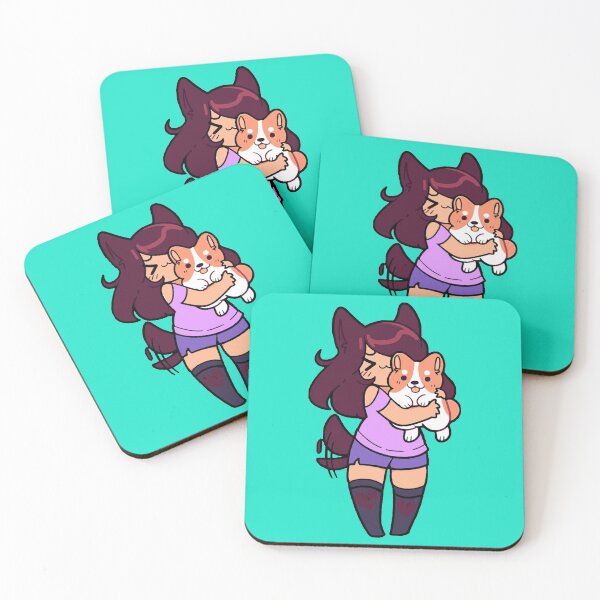 Item preview, aphmau Cute with her Dog   designed and sold by WiZoEmKids.