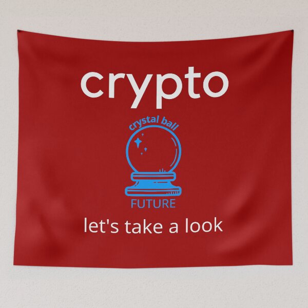 Item preview, Cryptocurrency predictions 2022 | blue crystal ball future designed and sold by Jasmin's Fashion World.