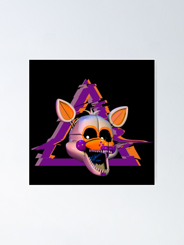 "FNaF Roxanne Wolf Glitchy" Poster by TOPDESIGN4U Redbubble