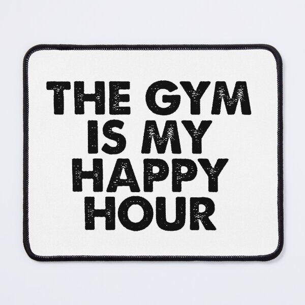 Item preview, The GYM is my happy hour, gift, gifts, present, t-shirt, america, usa designed and sold by Elshan Ilyasov.