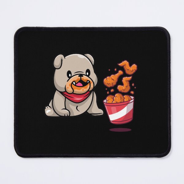 Item preview, Cute French Bulldog Fried Chicken Lovers designed and sold by SparrowLag.
