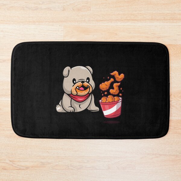 Item preview, Cute French Bulldog Fried Chicken Lovers designed and sold by SparrowLag.