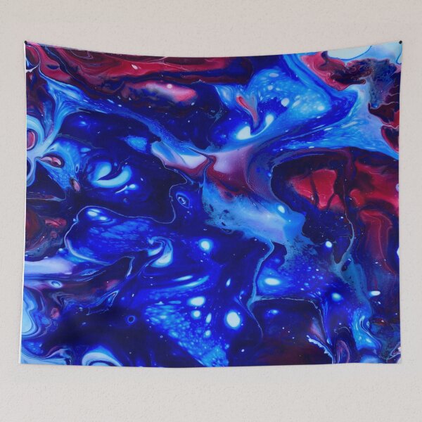 Item preview, Vivid Blues and Red Kissed with White designed and sold by BestPhoneArt.