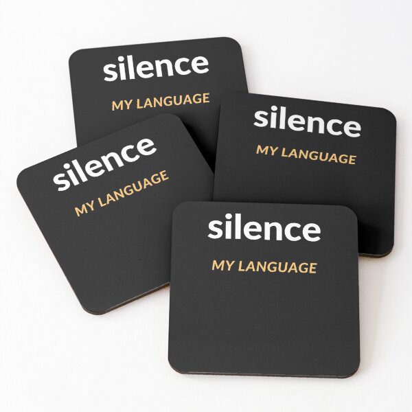 Item preview, Silence - My language designed and sold by Jasmin's Fashion World.