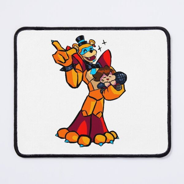 Item preview, glamrock freddy Sticker FNAF security breach 2022 designed and sold by LUX2Boutique ★★★★★.