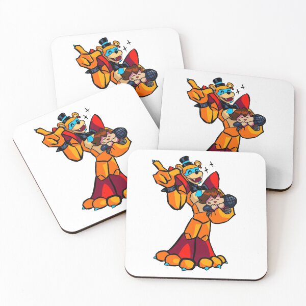 Item preview, glamrock freddy Sticker FNAF security breach 2022 designed and sold by LUX2Boutique ★★★★★.