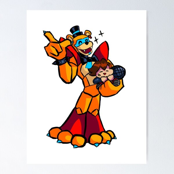 Artikel-Vorschau von Glamrock Freddy Sticker FNAF Sicherheitsverletzung 2022, designt und verkauft von LUX2Boutique ★★★★★.