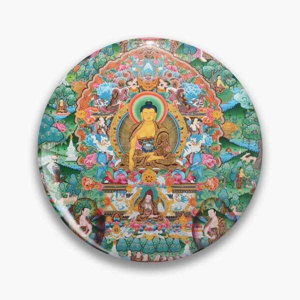 Item preview, Mandala 83 Life Of Buddha Thangka designed and sold by GuyBlank.