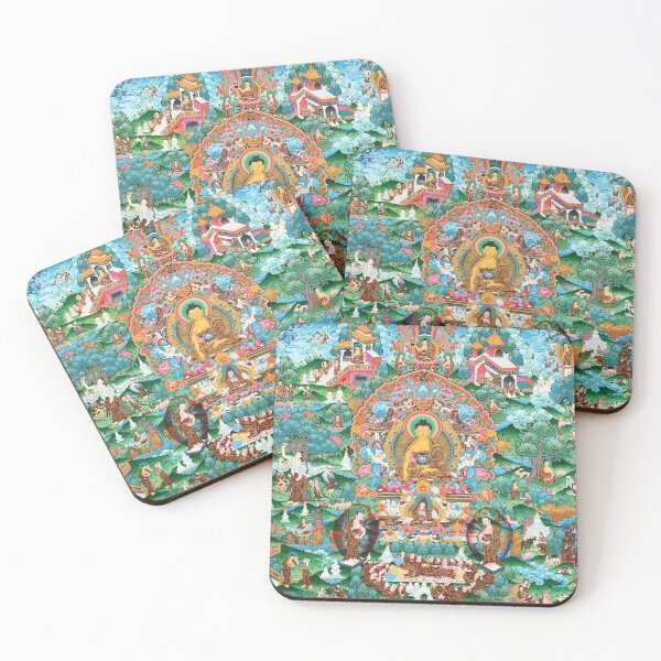 Item preview, Mandala 83 Life Of Buddha Thangka designed and sold by GuyBlank.