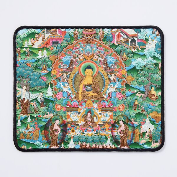 Item preview, Mandala 83 Life Of Buddha Thangka designed and sold by GuyBlank.