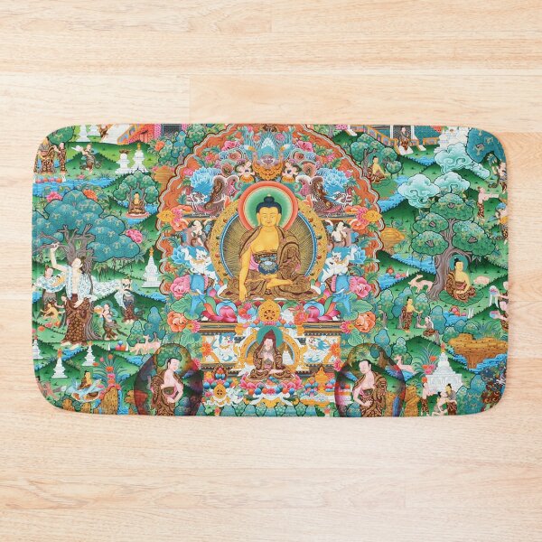 Item preview, Mandala 83 Life Of Buddha Thangka designed and sold by GuyBlank.