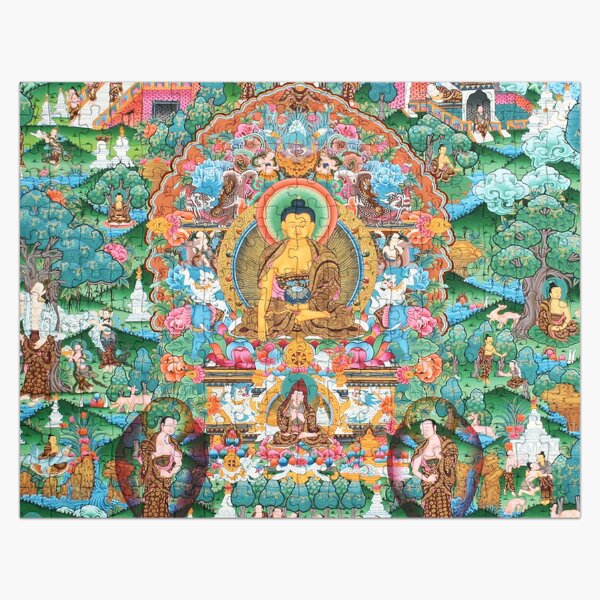 Item preview, Mandala 83 Life Of Buddha Thangka designed and sold by GuyBlank.