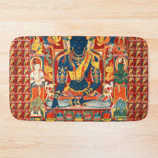 Item preview, Mandala 84 Blue Akshobhya Buddha designed and sold by GuyBlank.
