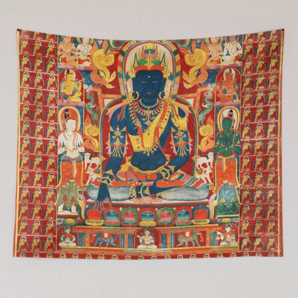 Item preview, Mandala 84 Blue Akshobhya Buddha designed and sold by GuyBlank.