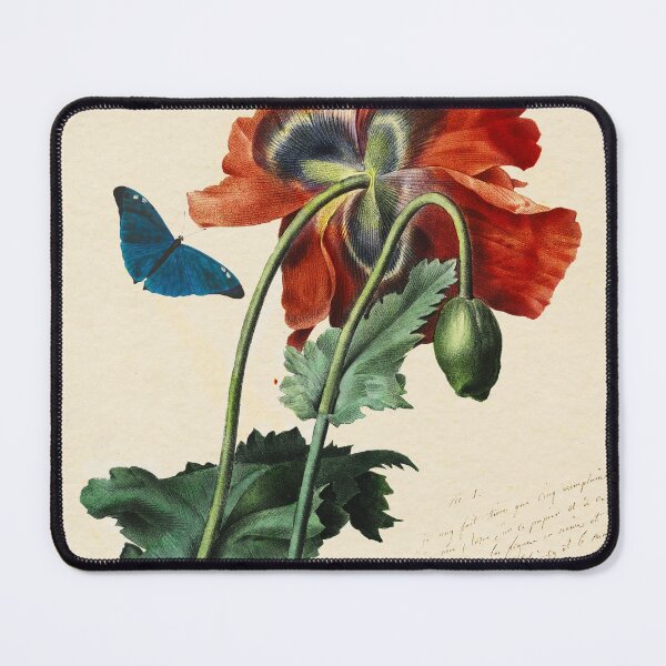 Item preview, Red Poppies by Redouté, 1834 (édition classique) designed and sold by GalBotanique.