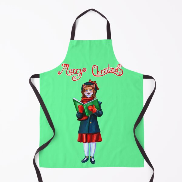 Item preview, Merry Christmas Caroler Cat designed and sold by Deborah Camp.