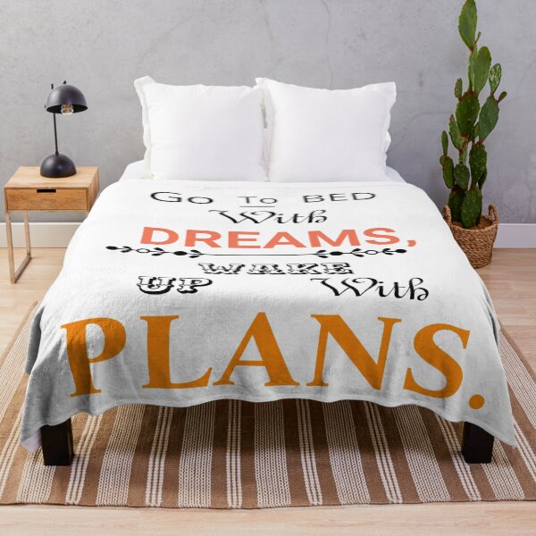 Item preview, go to bed with dreams, wake up with plans. designed and sold by atktdesigns.