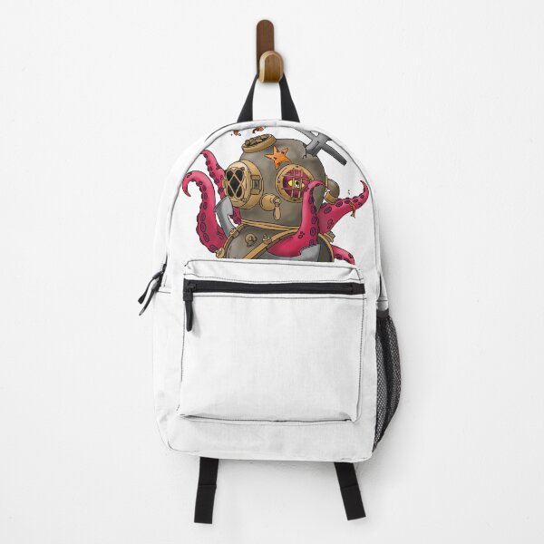 Item preview, Diving Helmet with anchor and octopus designed and sold by faolansforge.