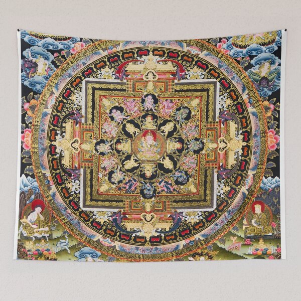 Item preview, Mandala 85 Pink Gold Blue Mandala designed and sold by GuyBlank.